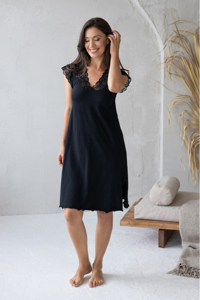 Cotton nightgowns with lace "DOLCEZZA"