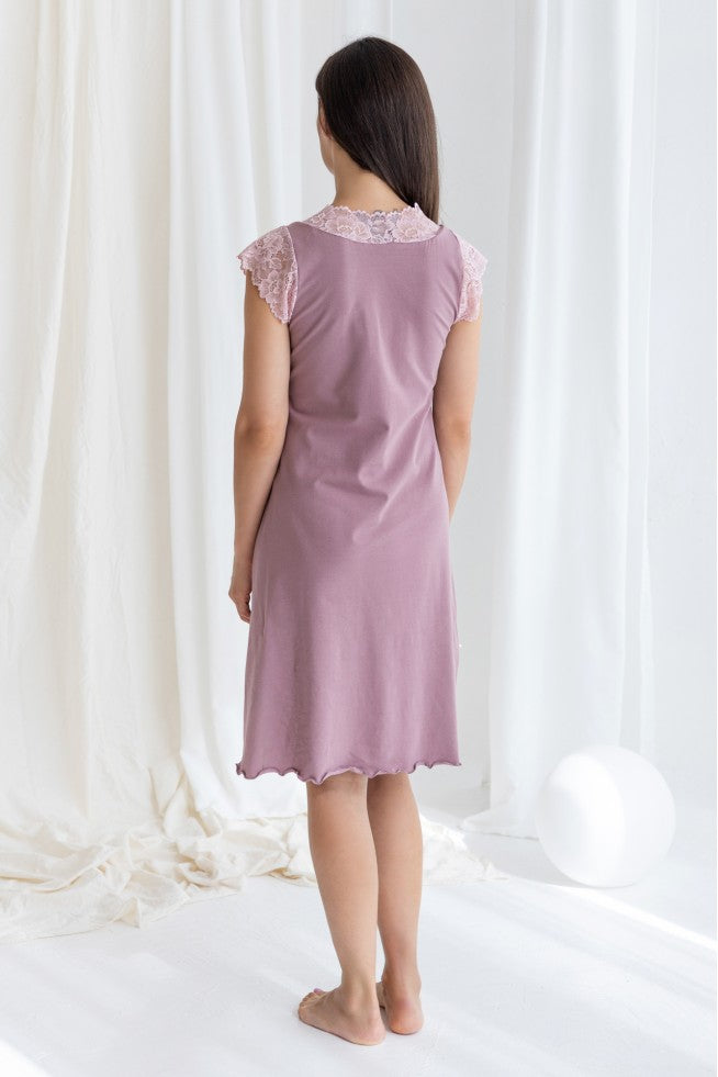 Cotton nightgowns with lace "DOLCEZZA"